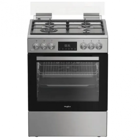 WHIRLPOOL W6G8LCSWX Ελεύθερη Κουζίνα Αερίου 72lt 60cm WHIRLPOOL W6G8LCSWX Ελεύθερη Κουζίνα Αερίου 72lt 60cm